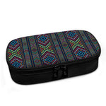 Pixel Ethnic Pattern Print Insulin Cooler Travel Case