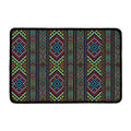 Pixel Ethnic Pattern Print Kitchen Mat