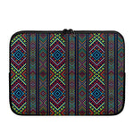 Pixel Ethnic Pattern Print Laptop Sleeve