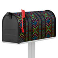 Pixel Ethnic Pattern Print Mailbox Cover