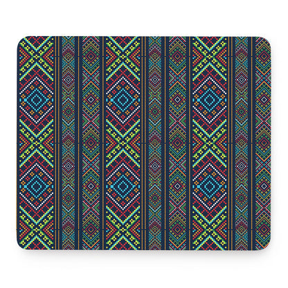 Pixel Ethnic Pattern Print Mouse Pad