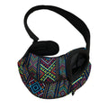 Pixel Ethnic Pattern Print Pet Sling Carrier
