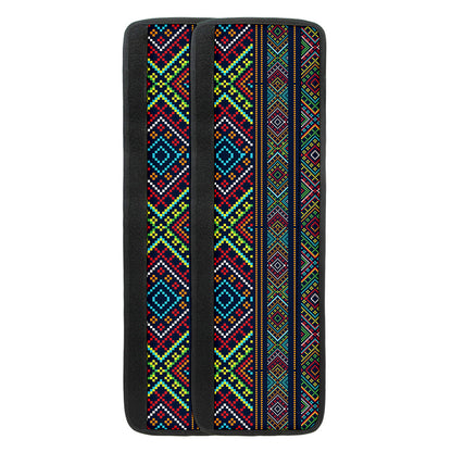 Pixel Ethnic Pattern Print Refrigerator Handle Covers