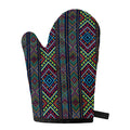 Pixel Ethnic Pattern Print Single Oven Mitt