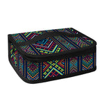 Pixel Ethnic Pattern Print Small Lunch Bag