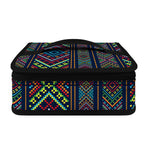 Pixel Ethnic Pattern Print Small Lunch Bag