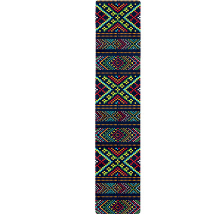 Pixel Ethnic Pattern Print Table Runner