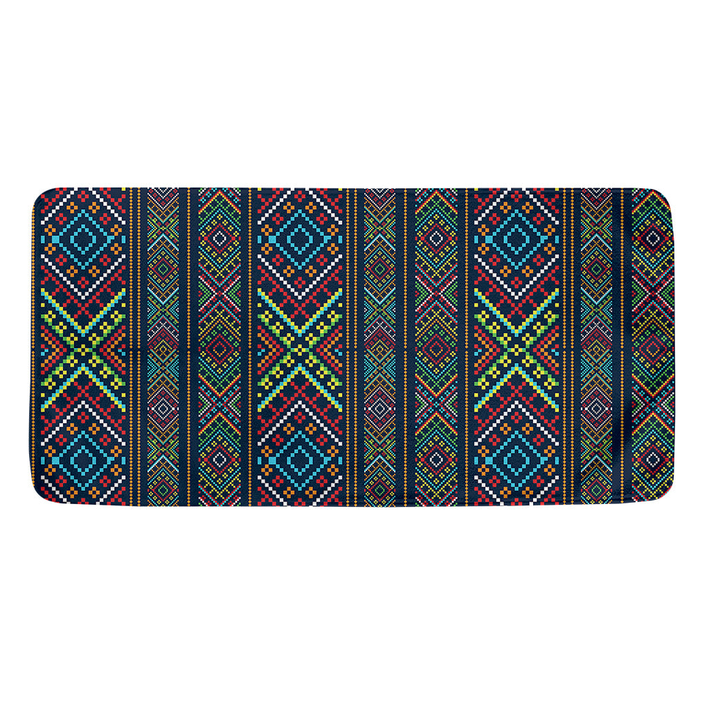 Pixel Ethnic Pattern Print Towel
