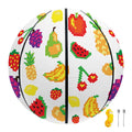 Pixel Fruits Pattern Print Basketball