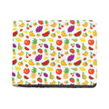 Pixel Fruits Pattern Print Bifold Wallet