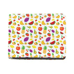 Pixel Fruits Pattern Print Bifold Wallet