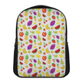 Pixel Fruits Pattern Print Casual Backpack