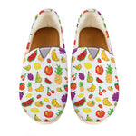 Pixel Fruits Pattern Print Casual Shoes