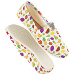 Pixel Fruits Pattern Print Casual Shoes