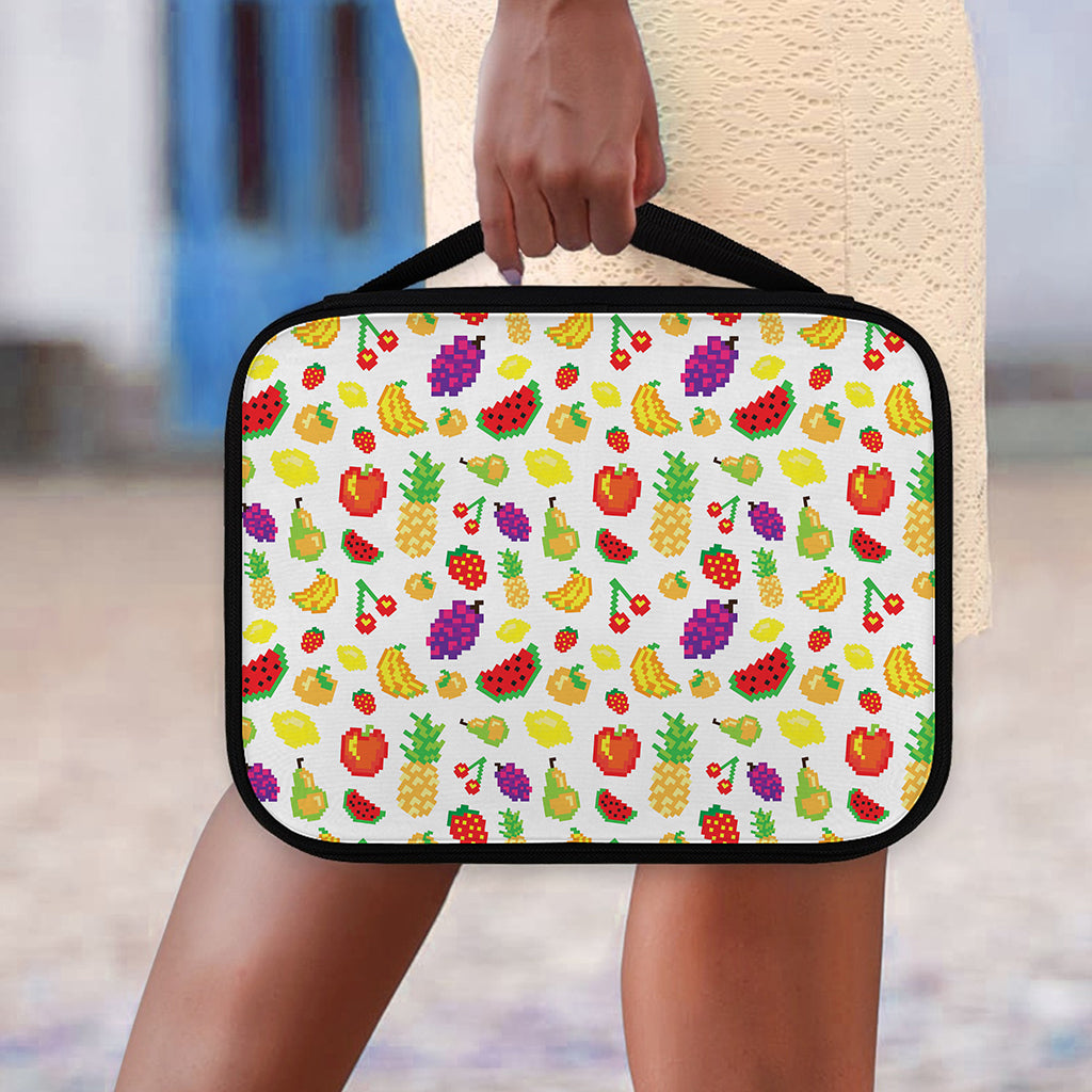 Pixel Fruits Pattern Print Classic Bible Case