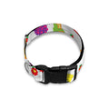 Pixel Fruits Pattern Print Dog Collar