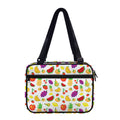 Pixel Fruits Pattern Print Double Strap Bible Bag