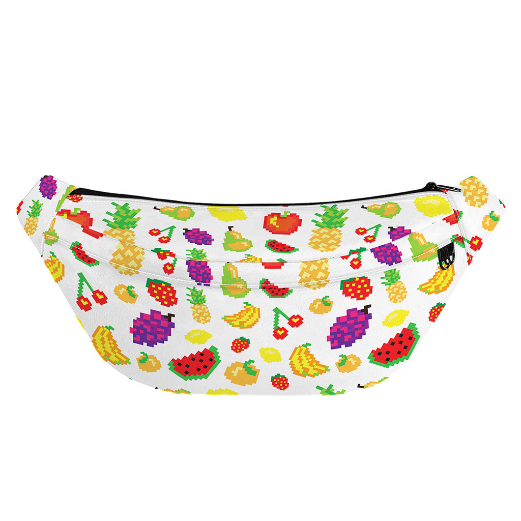 Pixel Fruits Pattern Print Fanny Pack