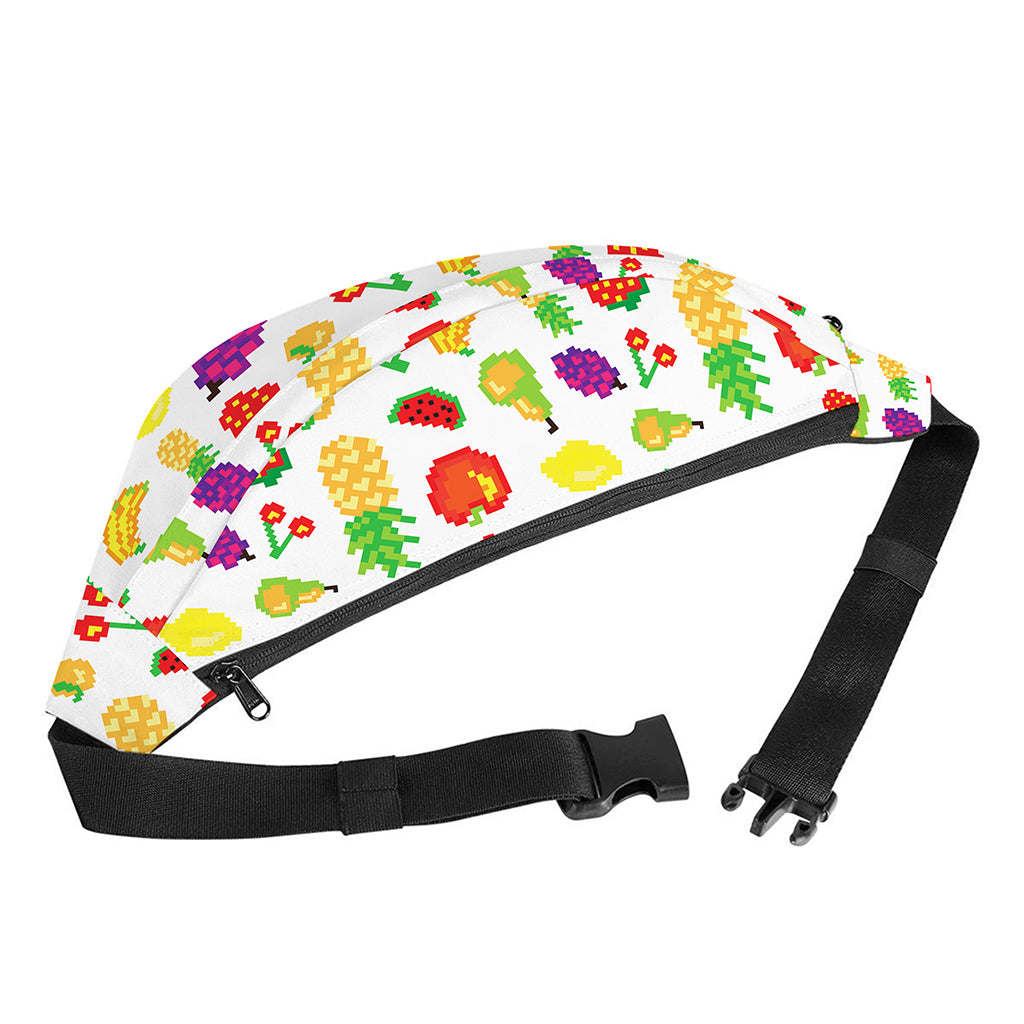 Pixel Fruits Pattern Print Fanny Pack