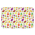 Pixel Fruits Pattern Print Indoor Door Mat