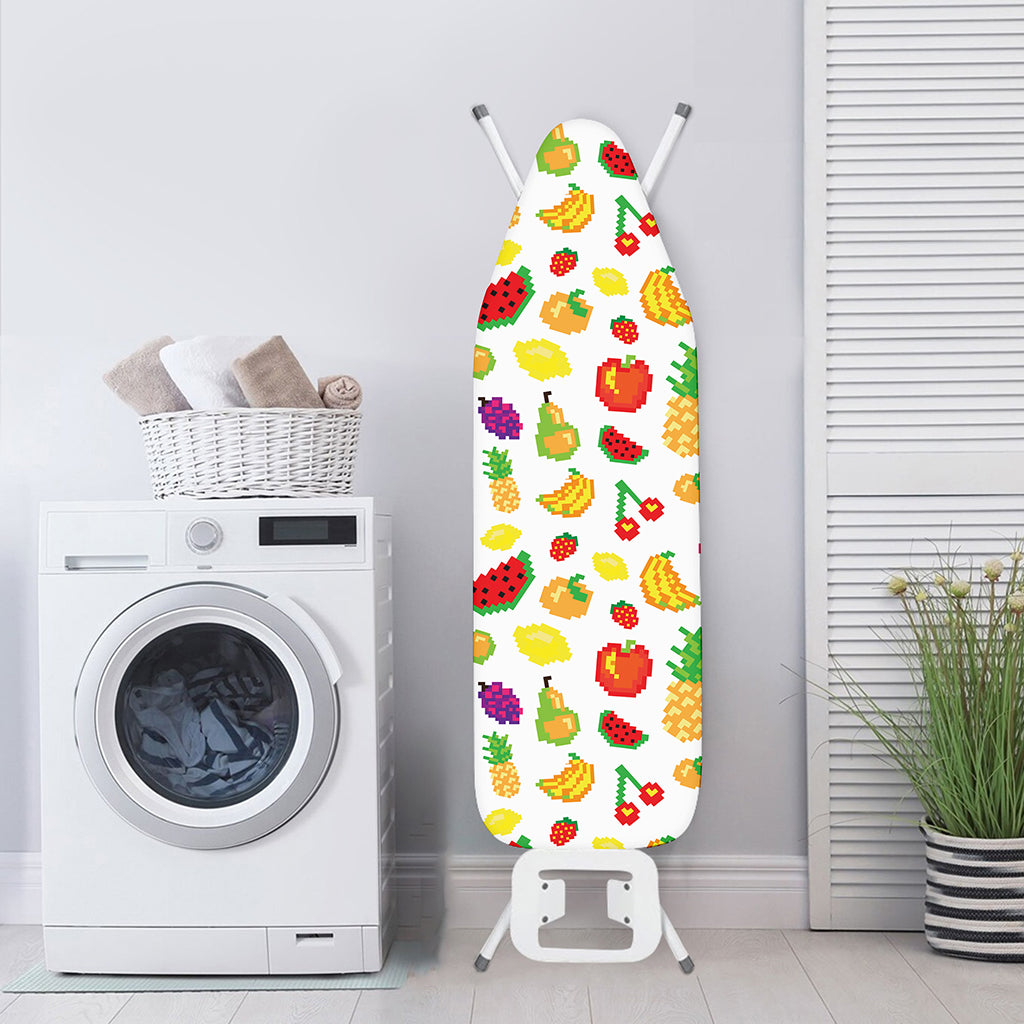 Pixel Fruits Pattern Print Ironing Board Cover