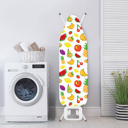 Pixel Fruits Pattern Print Ironing Board Cover