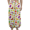 Pixel Fruits Pattern Print Lantern Pants