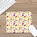 Pixel Fruits Pattern Print Mouse Pad
