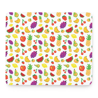 Pixel Fruits Pattern Print Mouse Pad