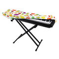 Pixel Fruits Pattern Print Piano Keyboard Cover