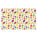 Pixel Fruits Pattern Print Polyester Doormat