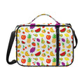 Pixel Fruits Pattern Print Shoulder Strap Bible Bag