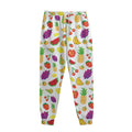 Pixel Fruits Pattern Print Sweatpants