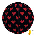 Pixel Heart Pattern Print Basketball