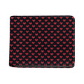 Pixel Heart Pattern Print Bifold Wallet