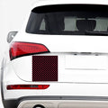 Pixel Heart Pattern Print Car Sticker