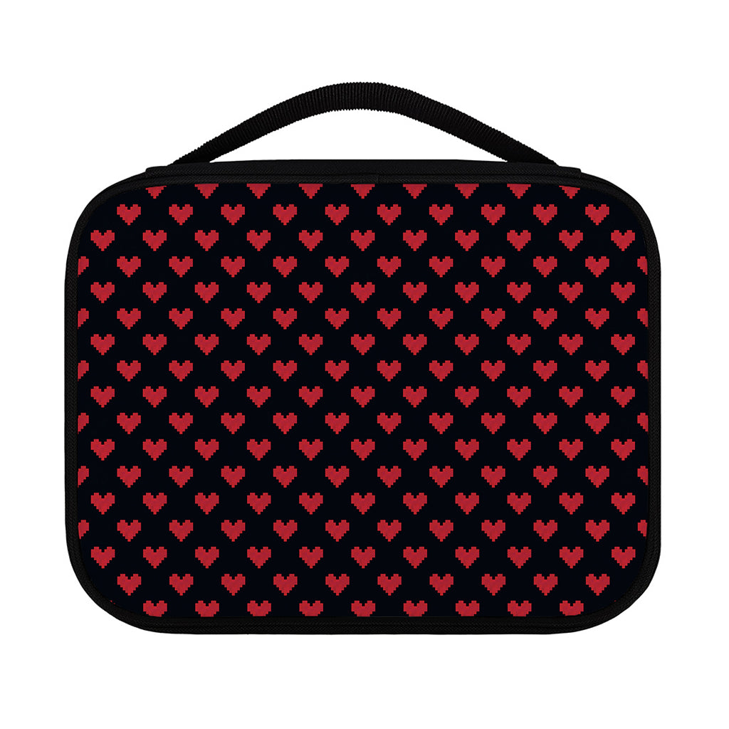 Pixel Heart Pattern Print Classic Bible Case