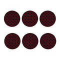 Pixel Heart Pattern Print Coaster Set