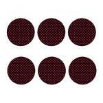 Pixel Heart Pattern Print Coaster Set