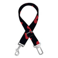 Pixel Heart Pattern Print Dog Seat Belt