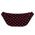 Pixel Heart Pattern Print Fanny Pack