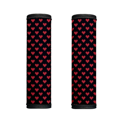 Pixel Heart Pattern Print Handle Covers