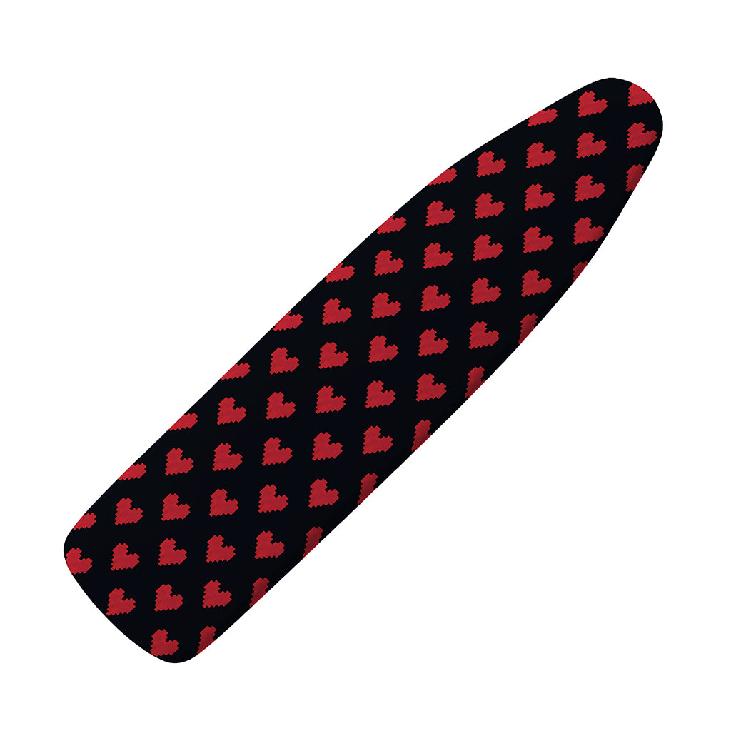 Pixel Heart Pattern Print Ironing Board Cover
