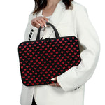 Pixel Heart Pattern Print Laptop Sleeve With Handle