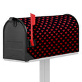 Pixel Heart Pattern Print Mailbox Cover