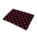 Pixel Heart Pattern Print Pet Cooling Mat Cover