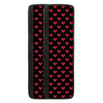 Pixel Heart Pattern Print Refrigerator Handle Covers