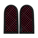 Pixel Heart Pattern Print Skillet Handle Cover