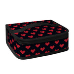 Pixel Heart Pattern Print Small Lunch Bag