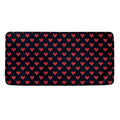 Pixel Heart Pattern Print Towel